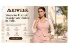 Women's Formal Waistcoats Online in India, Tailored Office Vest Styles | Midweek