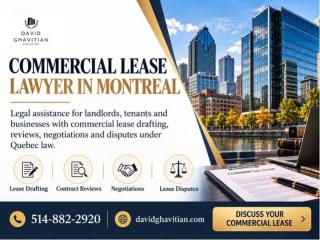 Commercial Lease Lawyer in Montreal | David Ghavitian