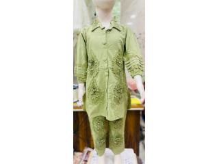 Upgrade Your Style with a Sage Green Linen Pant Suit from H.A. CREATION