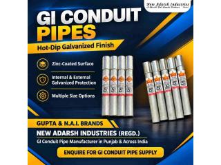 GI Conduit Pipe Manufacturer in Punjab – GUPTA & N.A.I. Brands