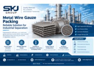 Source Metal Gauze Packing for Industrial Plant Projects