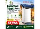 GOODWE 30kWh HOME BATTERY + 10kW INVERTER – $7,299