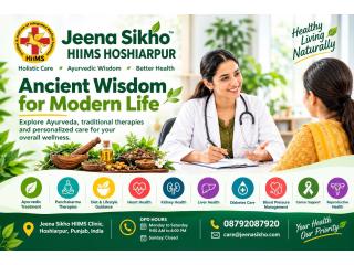 Jeena Sikho HiiMS Clinic Hoshiarpur – Ayurvedic Healthcare Services