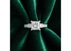 Shop Elegant White Gold Princess Diamond Engagement Ring Today!