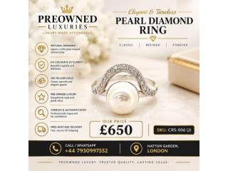 Buy Great Value Pre-Owned Pear Diamond Ring Online in UK