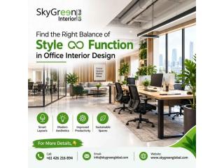 Find the Right Balance of Style and Function in Office Interior Design | Sky Green Global