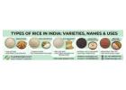 Types of Rice in India: Varieties, Names & Uses 