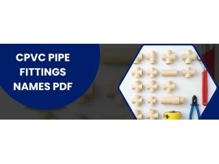 CPVC Pipe Fittings Names PDF