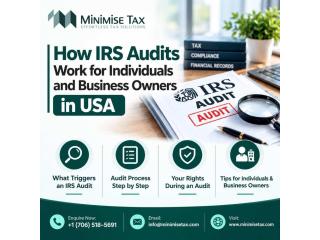How IRS Audits Work for Individuals and Business Owners in USA - Minimise Tax