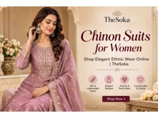 Latest Designer Chinon Suits | TheSoka