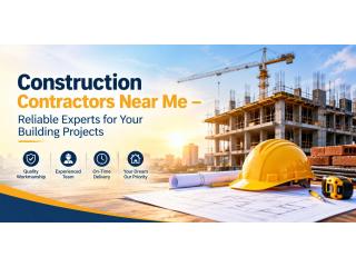 Construction Contractors Near Me – Reliable Experts for Your Building Projects