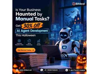Is Your Business Haunted by Manual Tasks? Get 30% Off AI Agent Development This Halloween