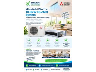 Mitsubishi Electric 10.0kW Ducted System – Whole-Home Comfort
