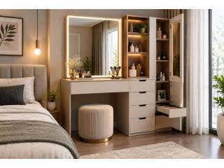 Buy Modern Dressing Tables Online with Mirror and Smart Storage | You Construct