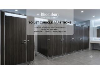 Toilet cubicle partition