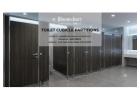 Toilet cubicle partition
