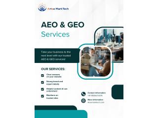 AEO and GEO Services to Get Found on AI Search Tools | Arise AI Marktech