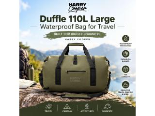 Duffle 110L Large Waterproof Bag for Travel | Harry Cooper