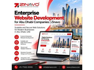 Enterprise Website Development for Abu Dhabi Companies | Zinavo