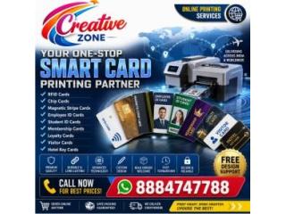 Plastic ID card Rs. 15/- | RFID Smart ID Card | contact Creative Zone ID cards | 676