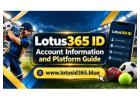 Lotus365 ID – Account Information and Platform Guide