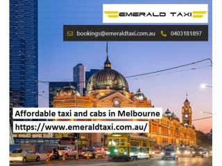 Emerald Taxi Service – Affordable, Reliable & Comfortable Rides