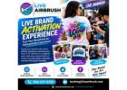 Choose Live Airbrush for a Creative Live Brand Activation Experience