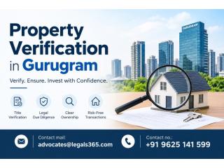 How Can Property Verification in Gurugram Protect Your Investment?