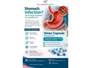 Omez Capsule (Omeprazole) for Acidity, Heartburn, and Acid Reflux
