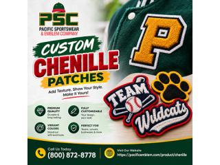 Custom Chenille Patches for Teams, Schools & Businesses
