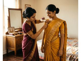 Saree Draping Classes Near Me | Vedaura Beauty Academy