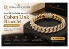 Shop 10k, 14k Gold & Diamond Cuban Link Bracelet in Texas, USA – DallasGoldSource