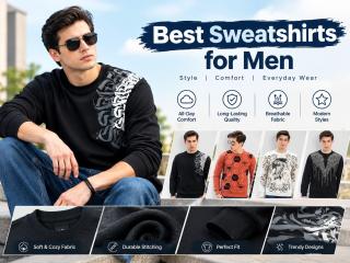 Best Sweatshirts for Men: Warm Fleece Crewnecks, Full Sleeves