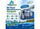 RO Plant Manufacturers in Gurgaon