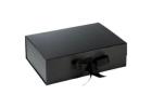 Premium Black Gift Box 260x190x80mm with Ribbon