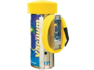 J.E. Adams 9209-6LD Super Vac 3-Motor Gas Station Vacuum with Lighted Dome