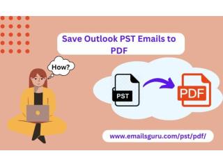 Best Tool to Convert Outlook PST File to PDF Format