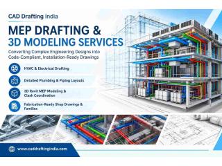 MEP Drafting and Modeling Services for Efficient Building Systems
