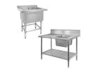 Commercial Stainless Steel Sink Benches for Professional Kitchens