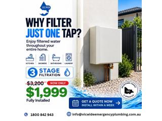 Whole House Water Filtration Melbourne – Vic Wide Emergency Plumbing