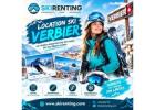 Location ski Verbier con material adecuado para disfrutar de las pistas