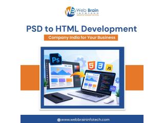 PSD to HTML Development Company India for Your Business