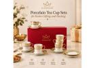 Porcelain Tea Cup Sets for Festive Gifting and Hosting