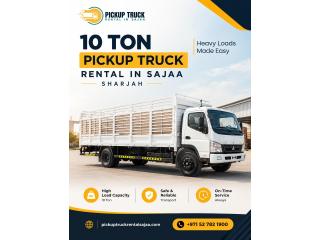 10 Ton Pickup Truck Rental in Sajaa, Sharjah