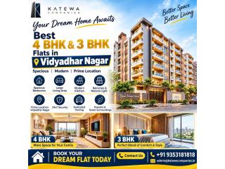 Best 3 BHK & 4 BHK Flats in Vidyadhar Nagar, Jaipur