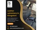 Leather upholstery in Bangalore | Artificial Leather Car Seat Cover