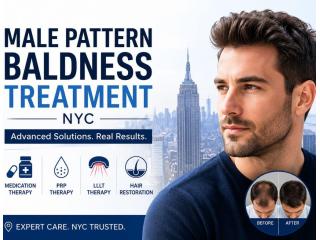 How Does Male Pattern Baldness Treatment in NYC Work?