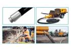 Concrete pump hose testing