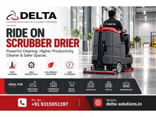 Ride on Scrubber Drier - Delta Solutions