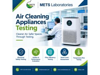 Air Cleaning Appliances Testing Services